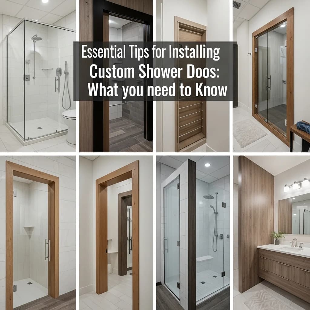 Essential Tips for Installing Custom Shower Doors: What You Need to Know