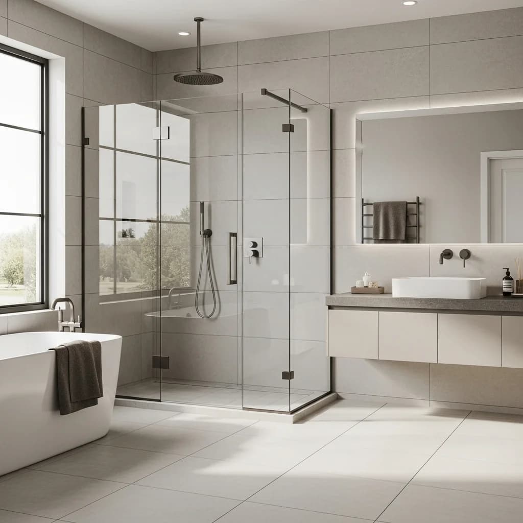 How Professional Shower Glass Installation Improves Bathroom