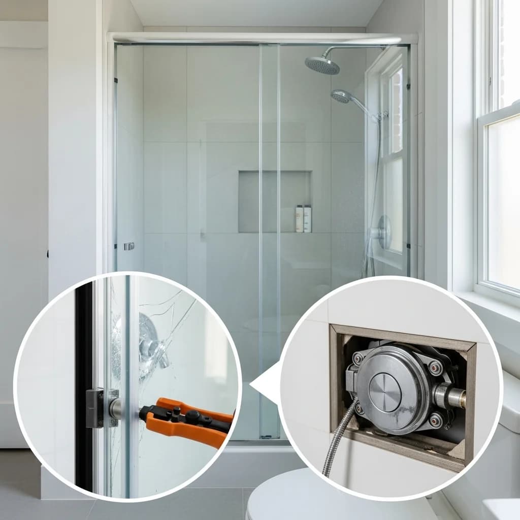Shower Glass Repair Solutions: Fixing Leaks, Misalignment, and Cracked Panels