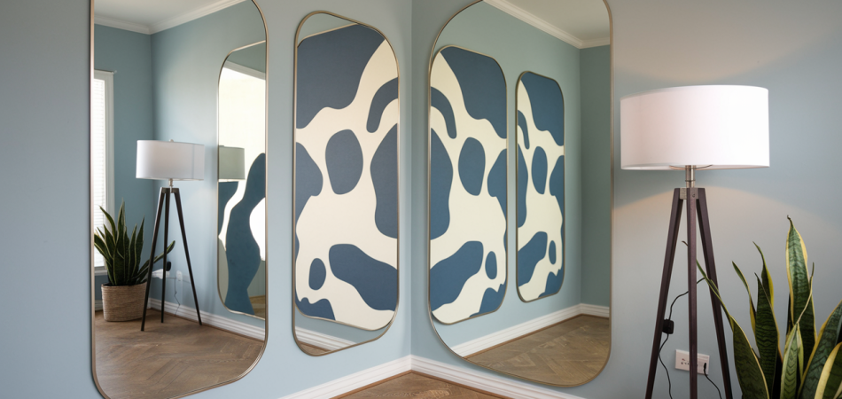 Custom mirrors for small spaces