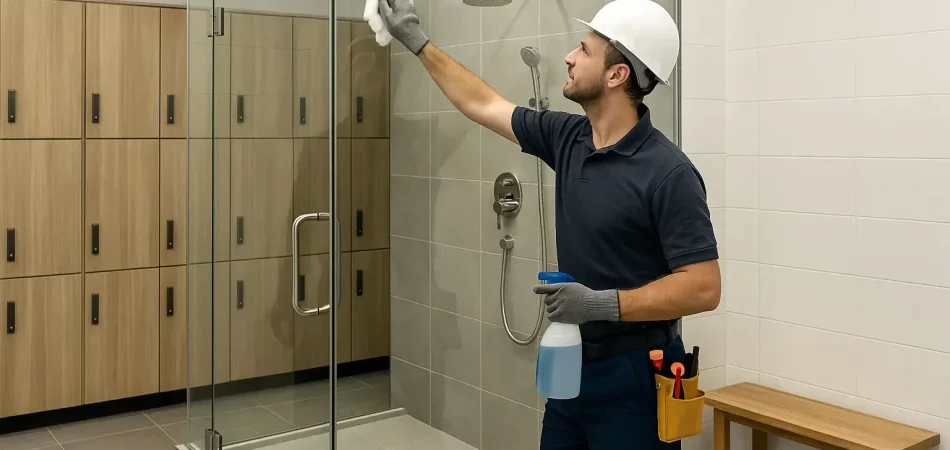 Commercial Shower Glass 1