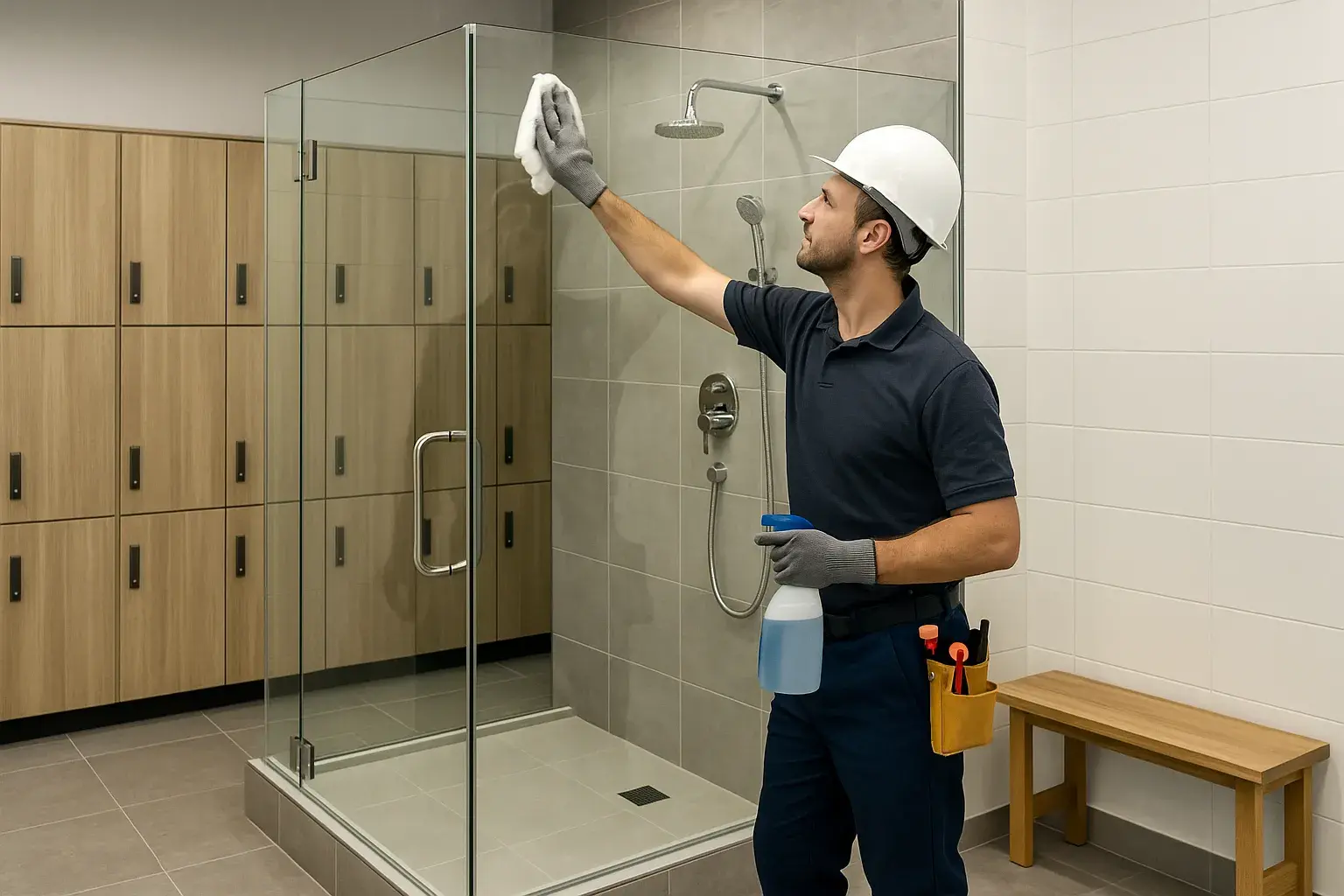 Commercial Shower Glass 1