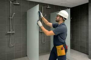 Commercial Shower Glass 3