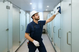 Commercial Shower Glass 4