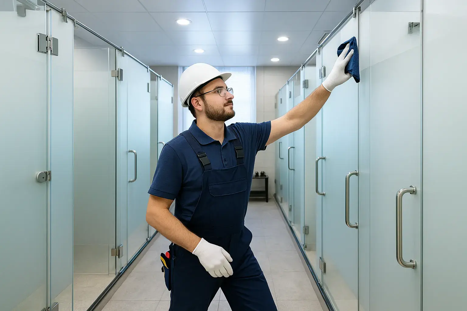 Commercial Shower Glass 4