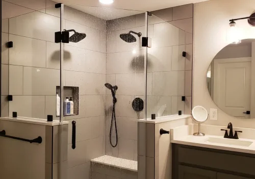 custom shower door installation in austin tx