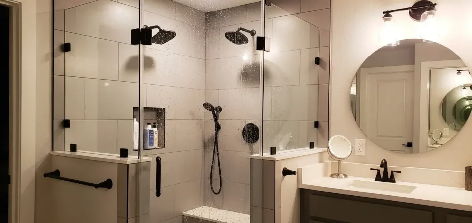 custom shower door installation in austin tx