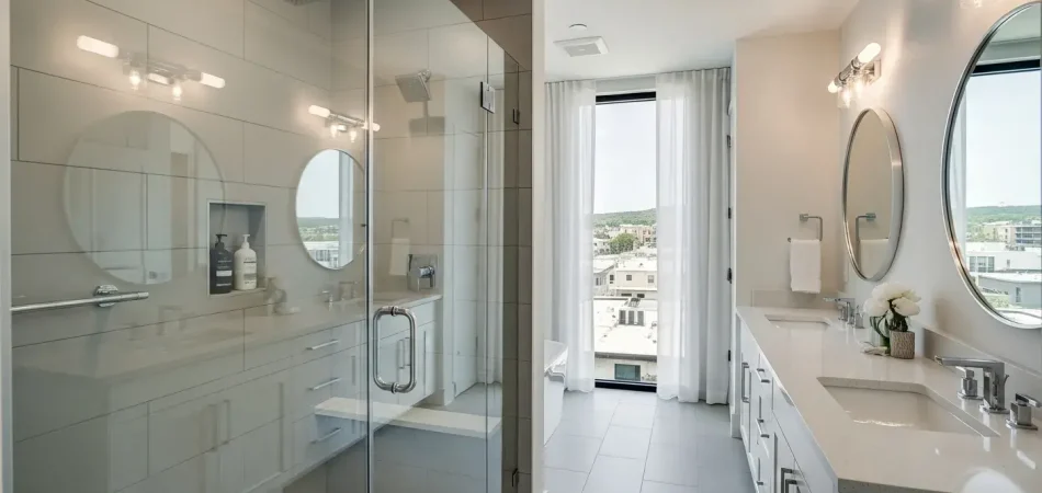 frameless shower enclosure in austin tx