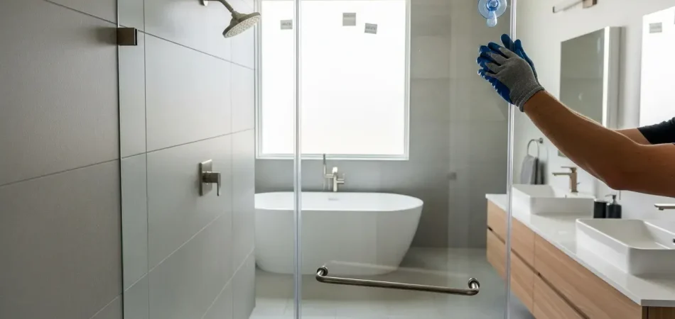 frameless shower installation in austin tx